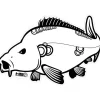 Autocollant Hot Spot Design Carp
