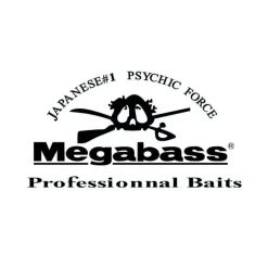 Autocollant Megabass Med Contour Blanc