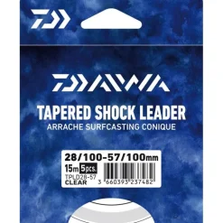 Bas De Ligne Daiwa Arrache Surf Taper Leader - 5 X 15M - Par 5