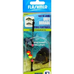 Bas De Ligne Flashmer Dorade Urfe + Perle Flottante