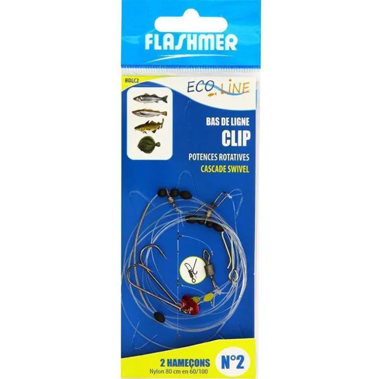 Bas De Ligne Flashmer Ecoline Clip