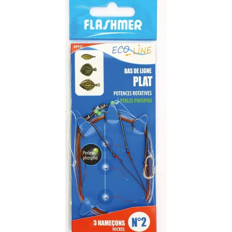 Bas De Ligne Flashmer Ecoline Plat