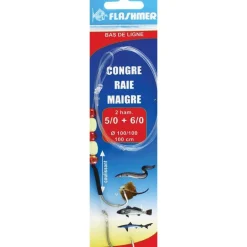 Bas De Ligne Flashmer Special Congre, Raie Et Maigre