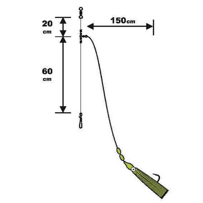 Bas De Ligne Sunset Surfcasting Rs Competition Special Gros Poisson - Fluoro + Octopus