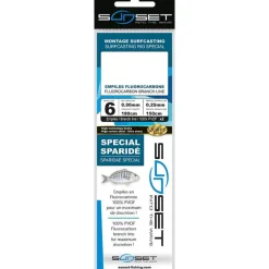 Bas De Ligne Sunset Surfcasting Rs Competition Special Sparide - Fluoro