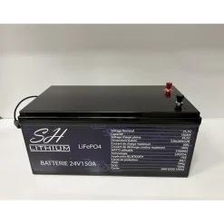Batterie Lithium Sh Lithium Lifeop4 Format Caisse Bluetooth 24V150amp + Chargeur