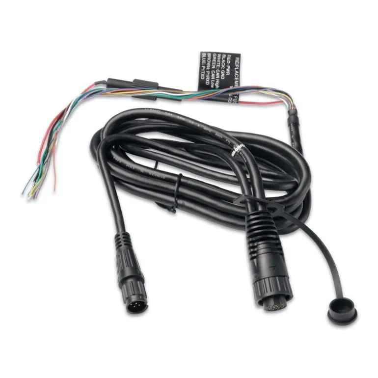 Cable D'alimentation Et De Donnee Pour Sondeur Garmin