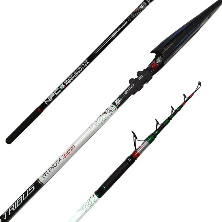 Canne Surf Télescopique Npc Velenosa Spigola