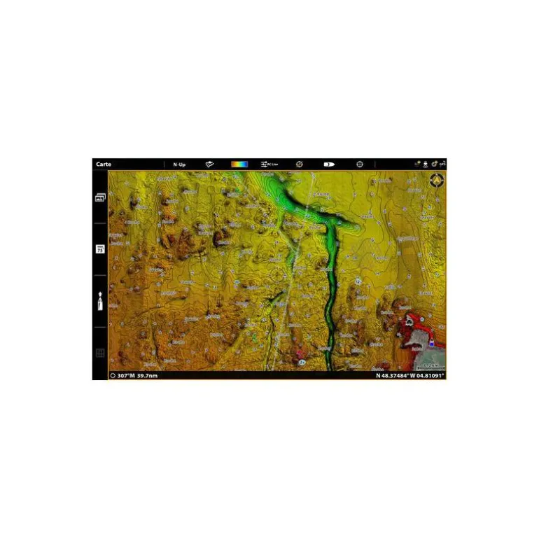 Carte Détaillée Humminbird Des Côtes Françaises Et Corses