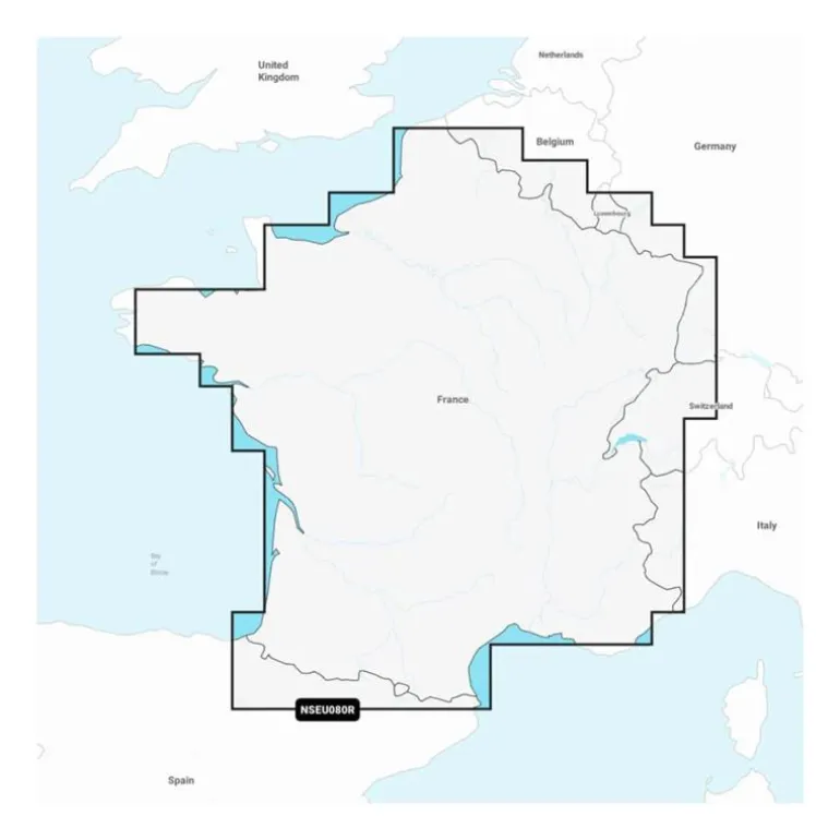 Carte Garmin Navionics + Eaux Intérieures France Lacs Et Rivières