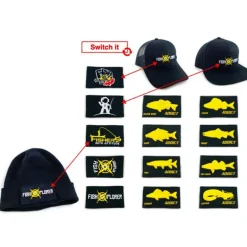 Casquette Homme À Scratch Fishxplorer Snapback - Noir