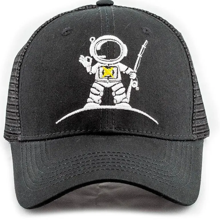 Casquette Homme Fishxplorer Astro Pêcheur - Noir