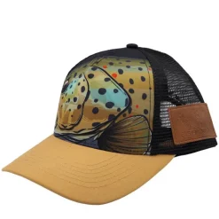 Casquette Homme Vt Fishing The Salmo Brown
