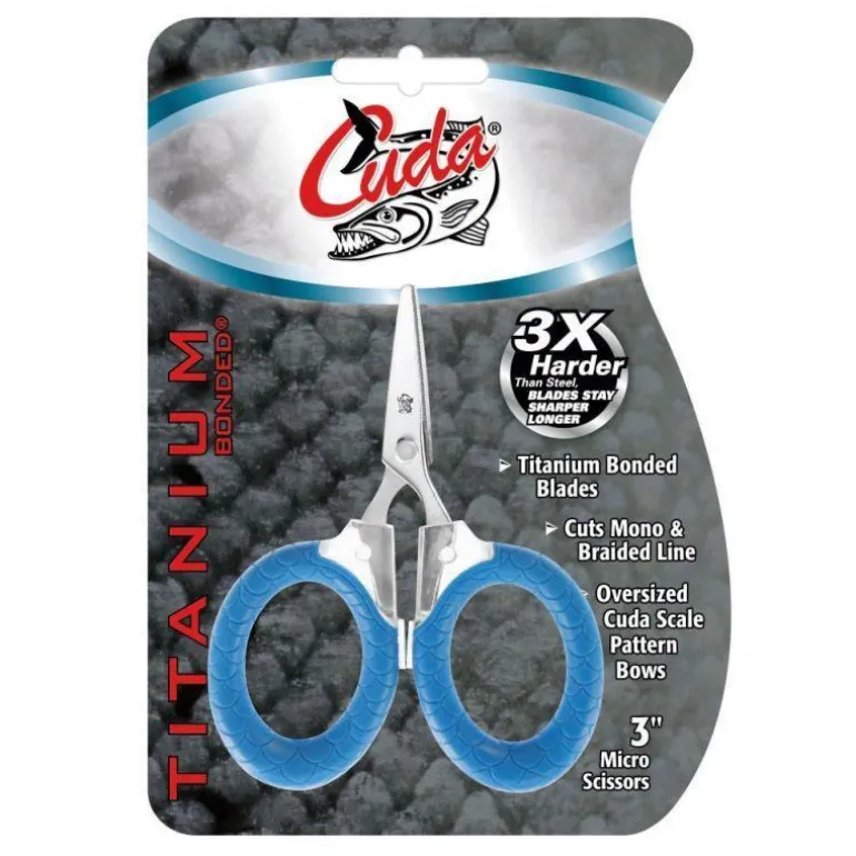 Ciseaux Lames Dentelees Cuda 7.5 Cm