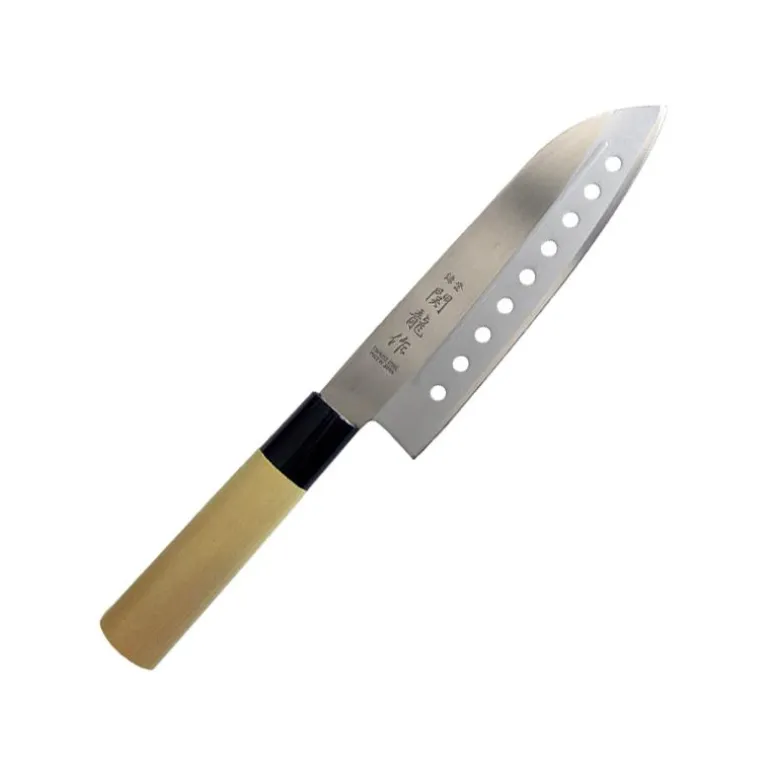 Couteau Sekiryu Santoku Ajouré