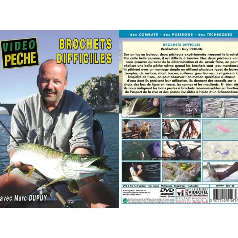 Dvd - Brochets Difficiles Avec Marc Dupuy