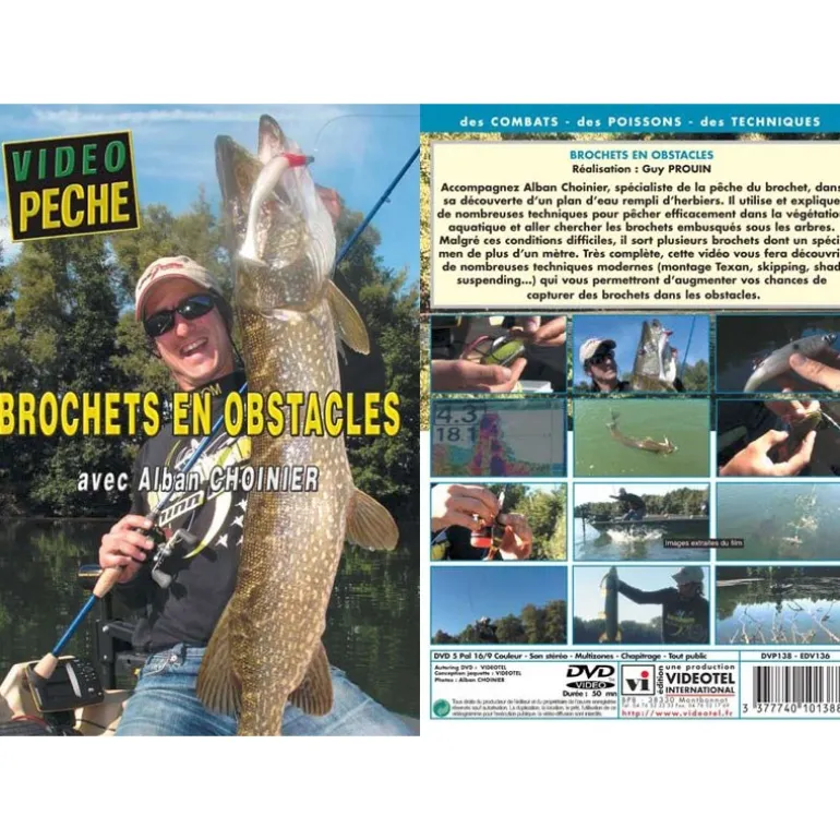Dvd - Brochets En Obstacles Avec Alban Choinier