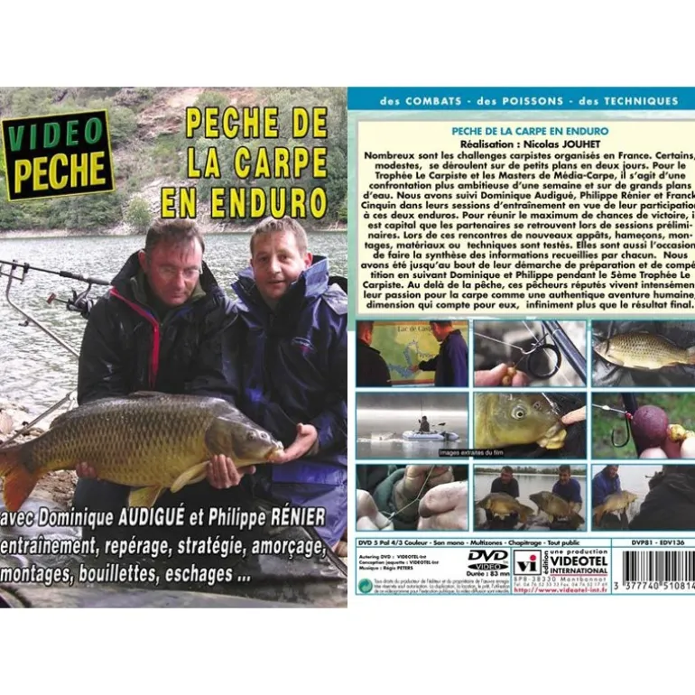 Dvd - Pêche De La Carpe En Enduro