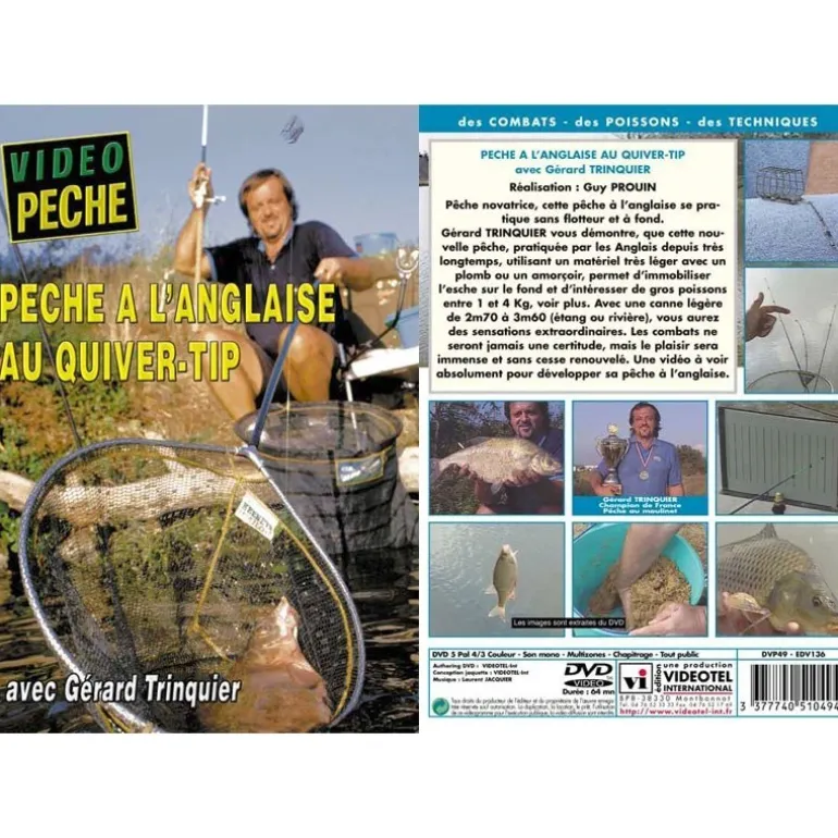 Dvd - Peche À L'anglaise Au Quiver-Tip Avec Gerard Trinquier