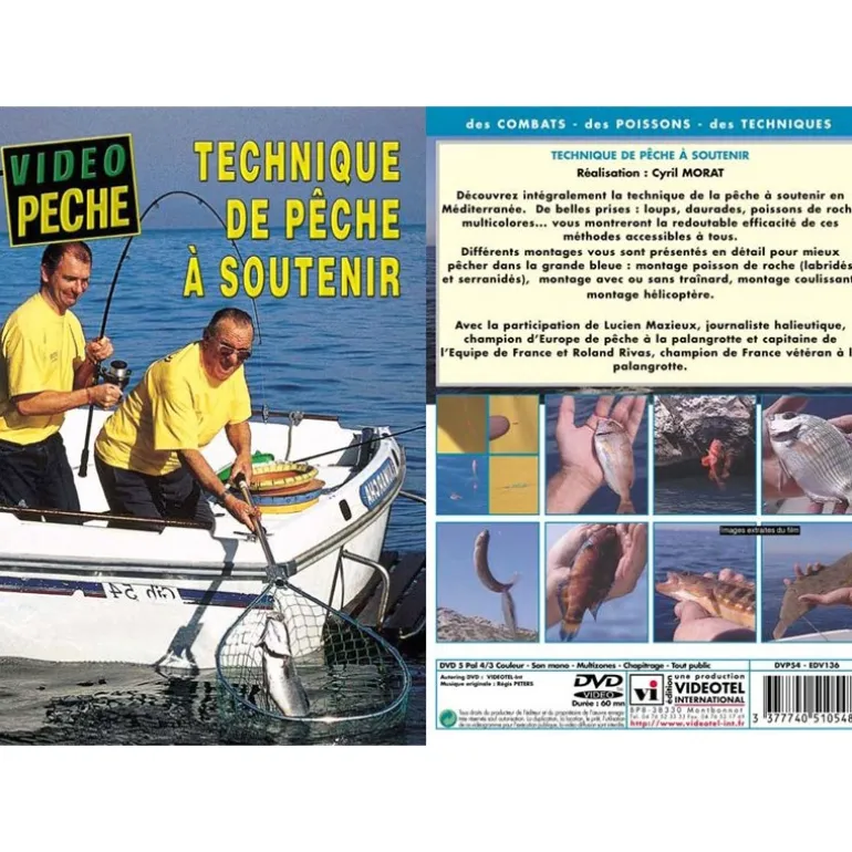 Dvd - Technique De Peche À Soutenir