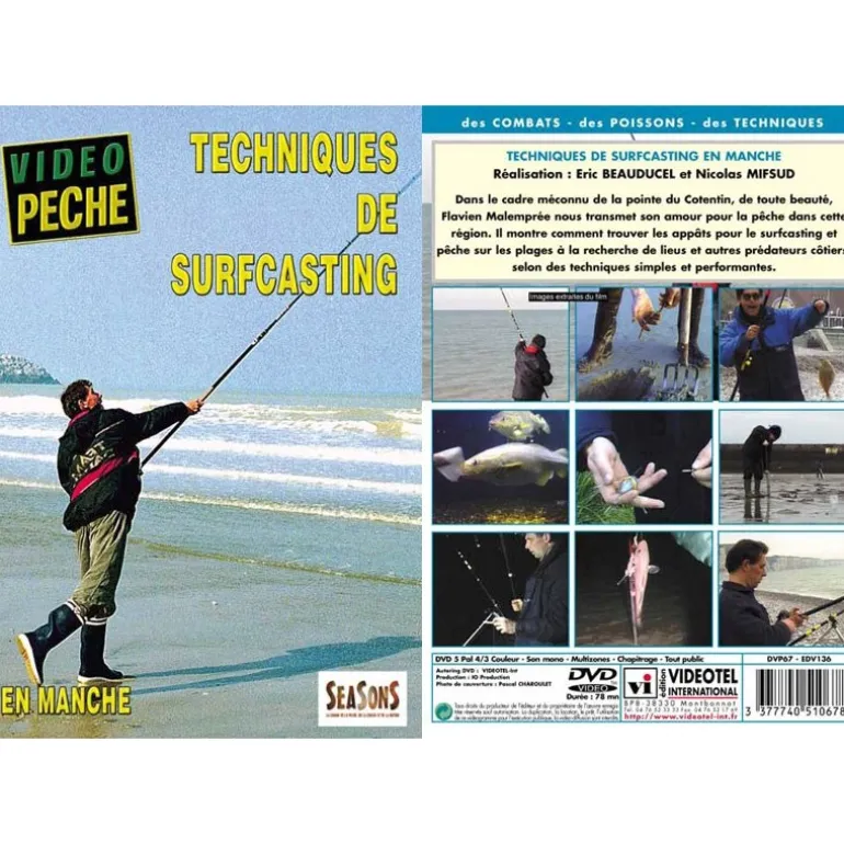 Dvd - Techniques De Surfcasting En Manche