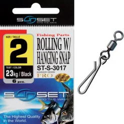 Emerillon Agrafe Mer Sunset Rolling W / Hanging Snap St-S-3017 - Par 6