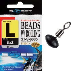 Emerillon Rotatif Mer Sunset Beads W / Rolling St-S-6085 - Par 6