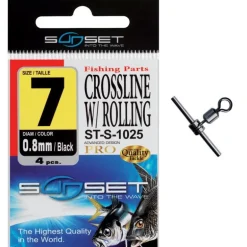 Emerillon Rotatif Mer Sunset Crossline W / Rolling St-S-1025 - Par 4