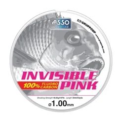 Fluorocarbone Asso Invisible Pink - 30M