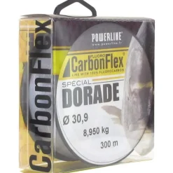 Fluorocarbone Powerline Carbonflex Dorade Gris - 300M