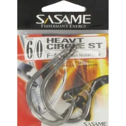 Hamecon Sasame Heavy Circle Black Nickel Hook
