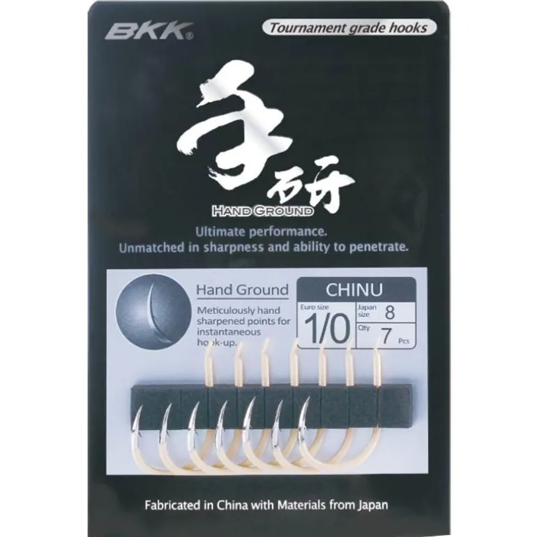Hameçon Simple Bkk Chinu Hand Ground