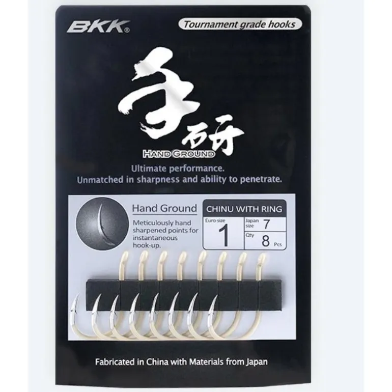 Hameçon Simple Bkk Chinu-R Hand Ground