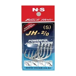 Hameçon Simple N.S Black Hole Powerful Jiging Hook
