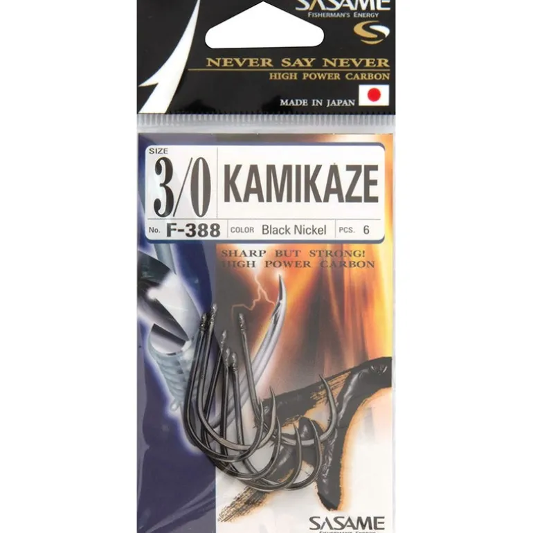 Hameçon Simple Sasame Kamikaze Black Nickel