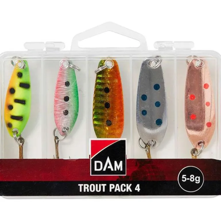 Kit Cuiller Ondulante Dam Trout Pack 4