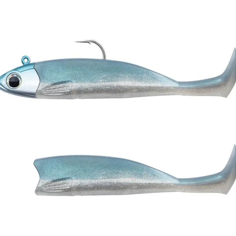 Kit Leurre Souple Armé Fiiish Combo Master Shad 100 + Tête Plombée Medium