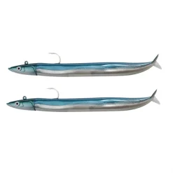 Kit Leurre Souple Arme Fiiish Double Combo Crazy Sand Eel 120 + Tête Plombée Off Shore