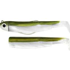 Kit Leurre Souple Arme Fiiish Combo Black Minnow 90 + Tete Plombee Shore