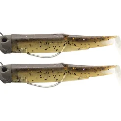 Kit Leurre Souple Arme Fiiish Double Combo Black Minnow 90 + Tete Plombee Pug