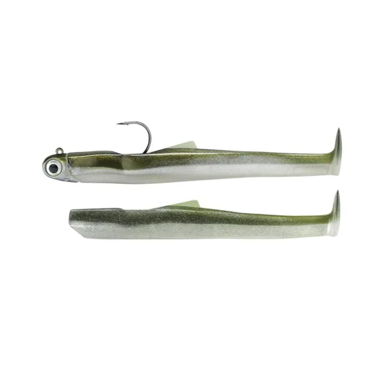 Kit Leurre Souple Arme Fiiish Double Combo Mud Digger 65 + Tete Plombee Light