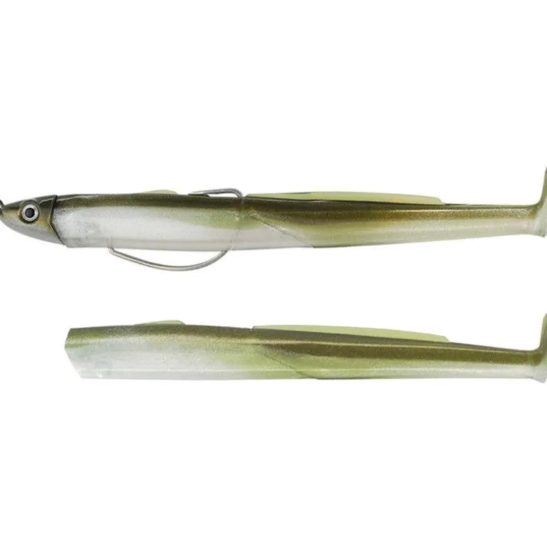 Kit Leurre Souple Arme Fiiish Combo Black Eel 150 + Tete Plombee Shallow