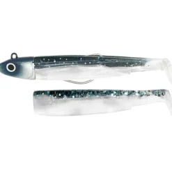 Kit Leurre Souple Arme Fiiish Combo Black Minnow 90 + Tete Plombee Off Shore