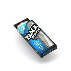 Kit Leurre Souple Arme Fiiish Combo Black Minnow 90 + Tete Plombee Off Shore