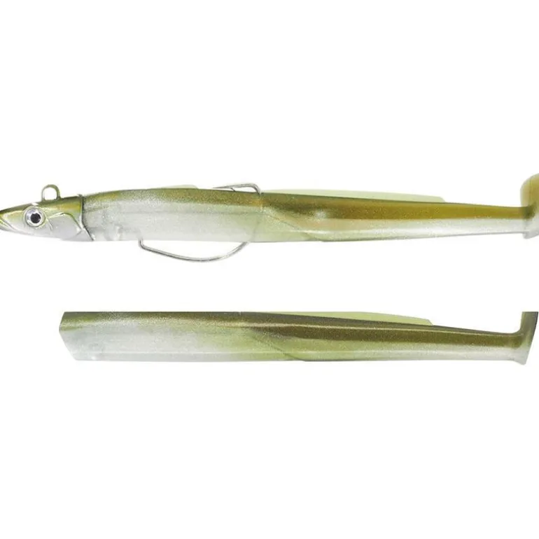 Kit Leurre Souple Arme Fiiish Combo Black Eel 110 + Tete Plombee Offshore