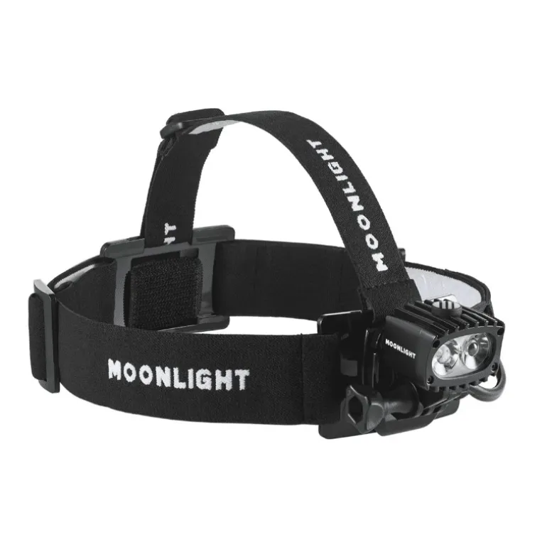 Lampe Frontale Moonlight Bright As Day 800 Ultra Pack Avec Une Batterie Supplémentaire