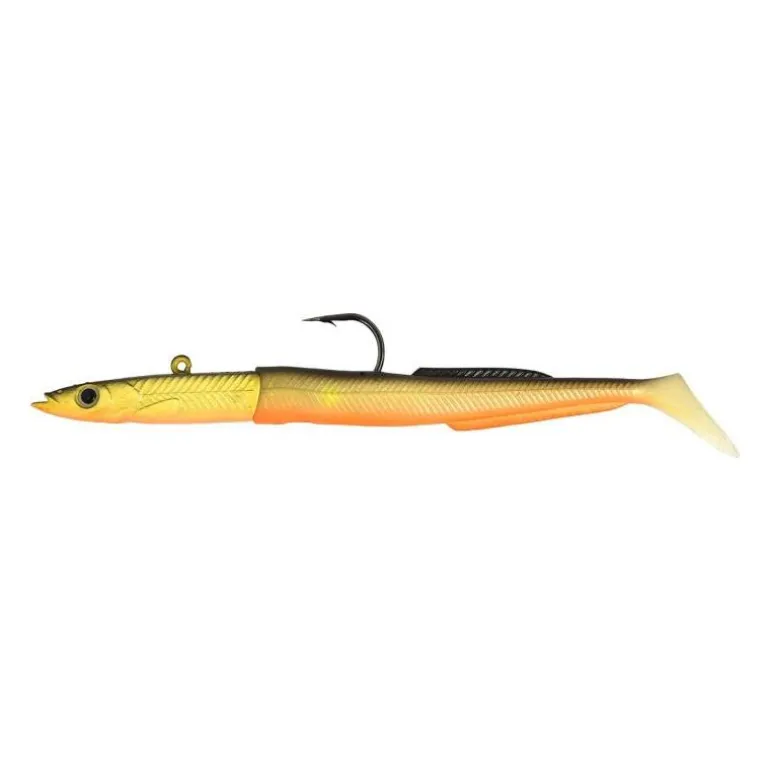 Leurre Souple Armé Hyperlastics Sandyll 5.2' Natural Jighead - 17Cm