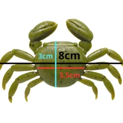 Leurre Souple Marukyu Big Crab - 8Cm - Par 2