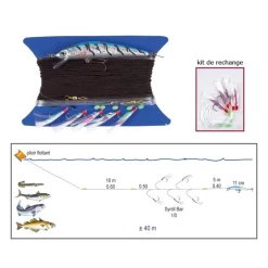 Ligne De Traine Bateau Flashmer Poisson Nageur