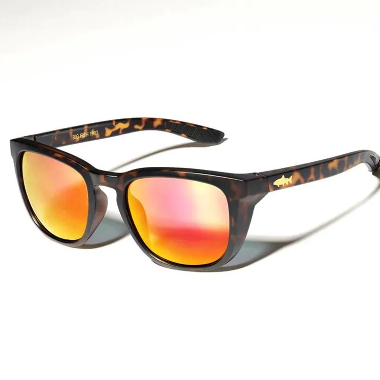 Lunettes Polarisantes Big Fish 1983 Gold Fish Trout Pink Red Iridium